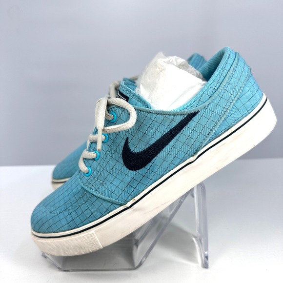 Nike SB Stefan Janoski Blue Ripstop Canvas Skate Shoes Youth 5Y Womens 6.5 - Picture 3 of 9